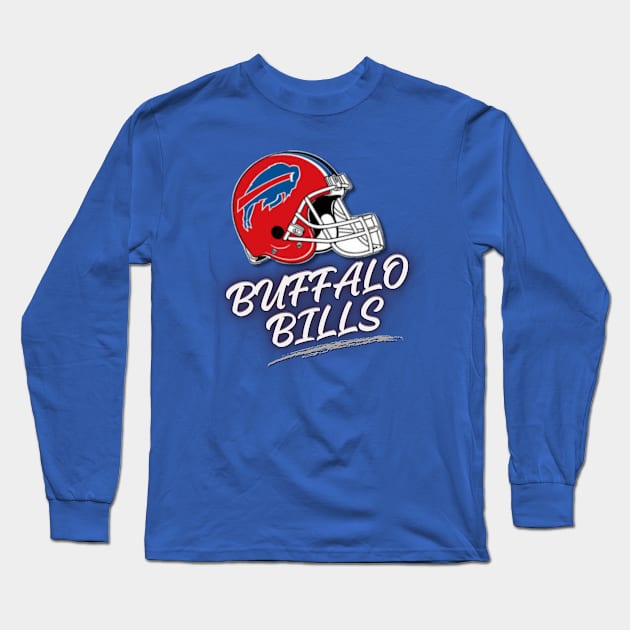 buffalo bills Long Sleeve T-Shirt by stylishkhan